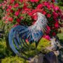 Iron Rooster Statue – Brooks – 28″